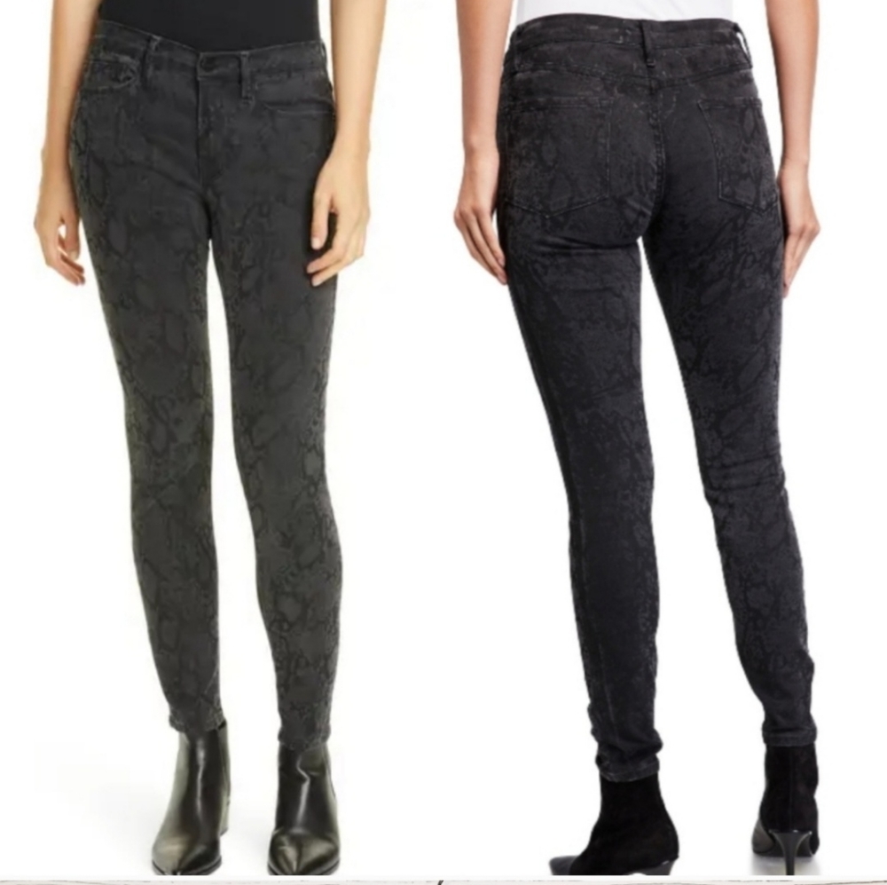 Frame | Tonal Python Le Skinny de Jeanne - Size 29